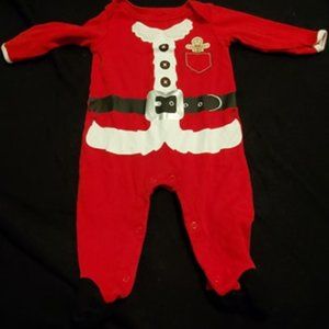 Holiday Time Santa Claus Suit Baby Christmas PJs